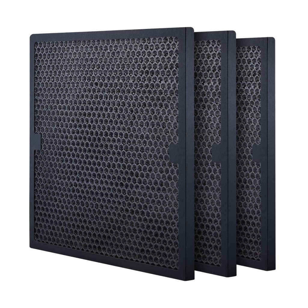 Filtry z węglem aktywnym, 3 sztuki, 16'' x 19'' Filtr powietrza zamienny, filtry o wysokiej wydajności, stopień 2, kompatybilne z BlueDri i pralką, oczyszczacze powietrza, sprzęt do usuwania szkód spowodowanych wodą