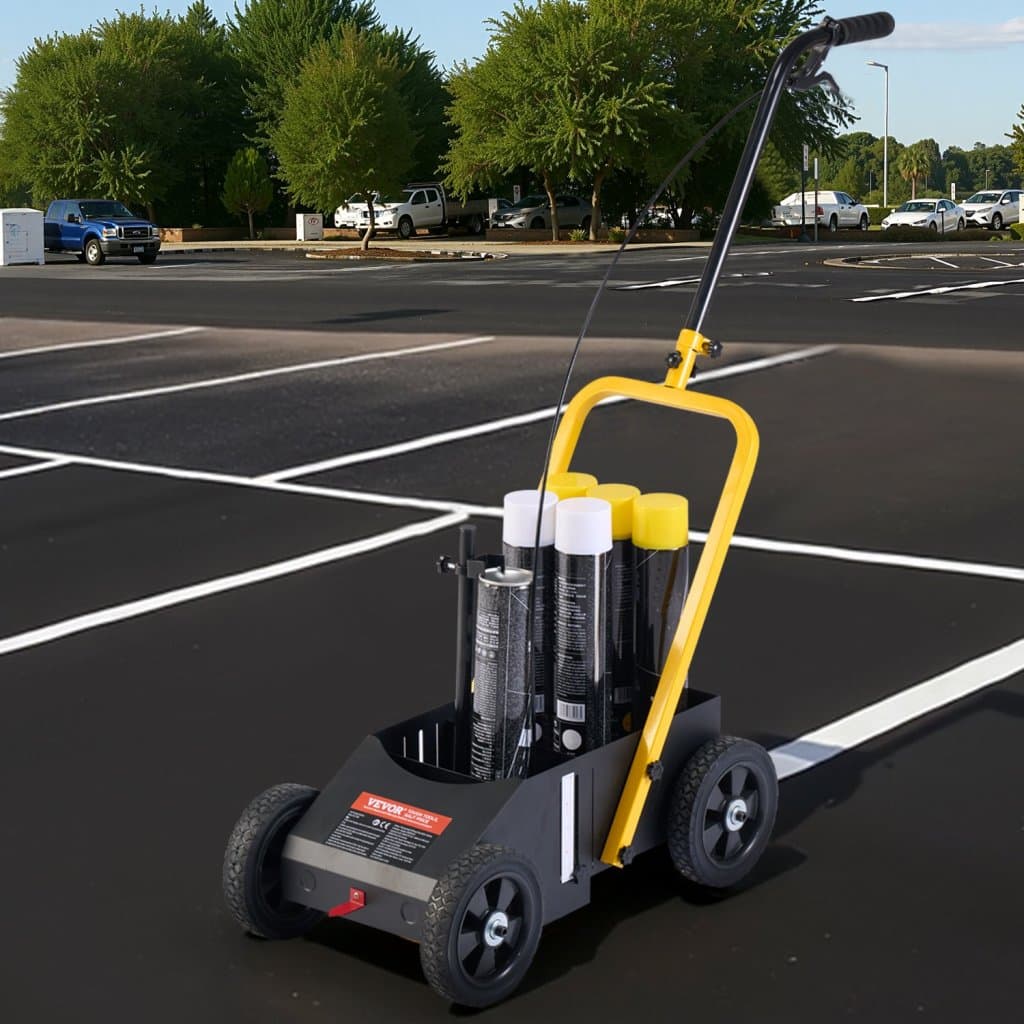 Maszyna do znakowania linii 24 x 13 x 35,4 cala, maszyna do znakowania linii, czarna