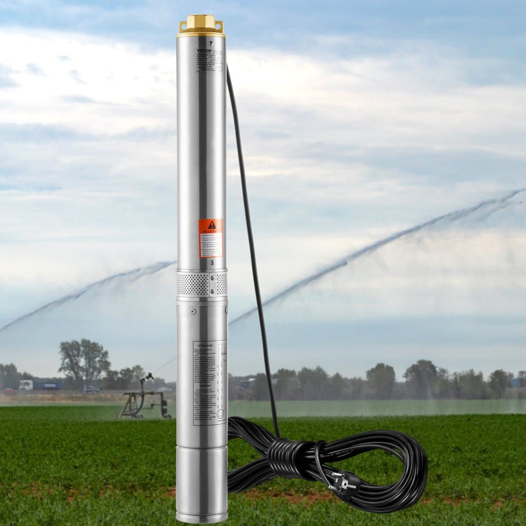 Pompa głębinowa zatapialna, stal nierdzewna, pompa wodna 750 W 230 V 7,1 m³/h