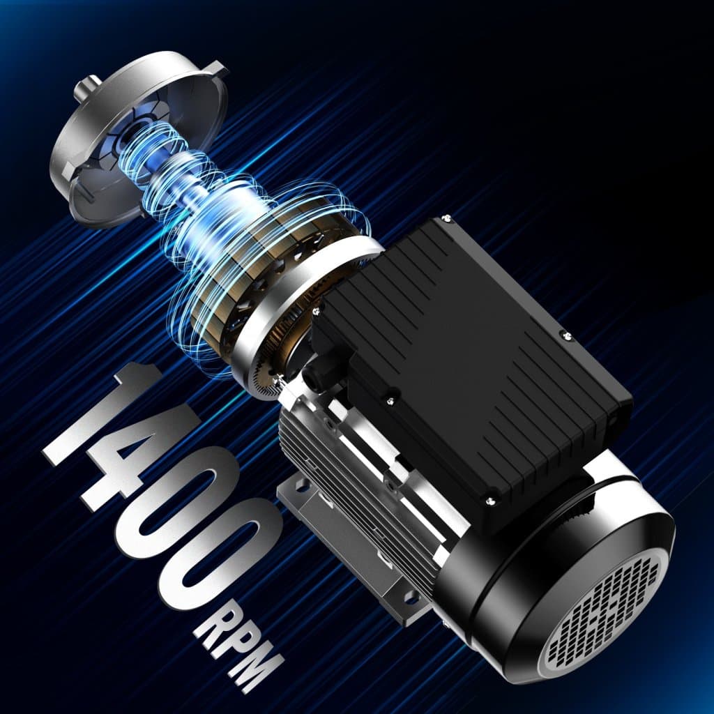 Elektromotor 0,75 kW 1400 ot./min. AC 220~240 V 5,45 A 1 fázový 19mm hřídel s perem