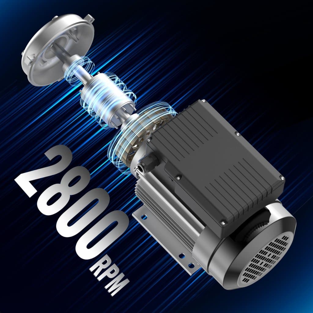 Elektromotor 2,2 kW 2800 ot./min. AC 220~240 V 13,8 A 1 fázový 24mm hřídel s perem