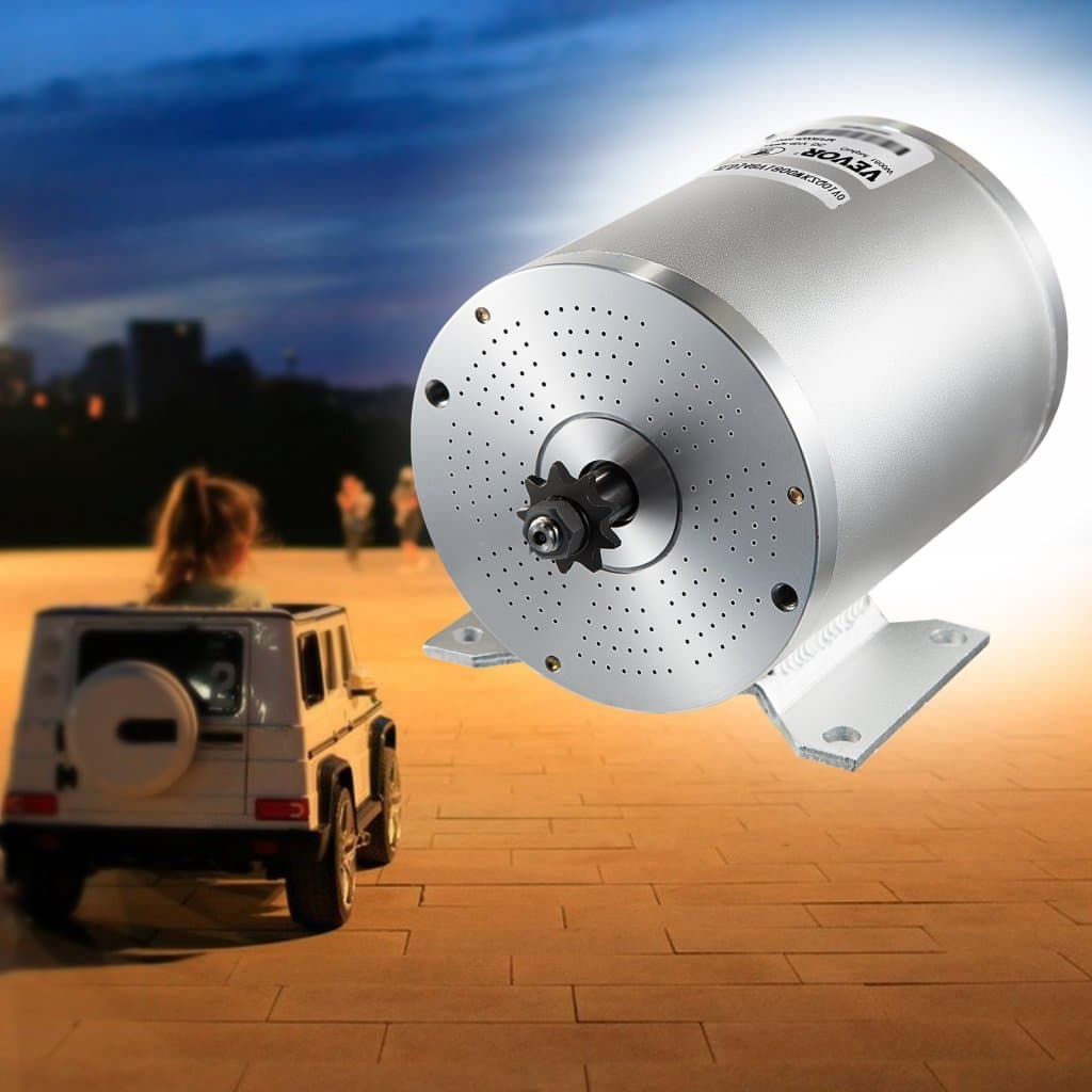 Sada bezkartáčového motoru 2000 W 48 V 42 A 4300 RPM vysokorychlostní motor pro elektrickou koloběžku s montážním držákem pro elektrické koloběžky, motokáry a elektrokola