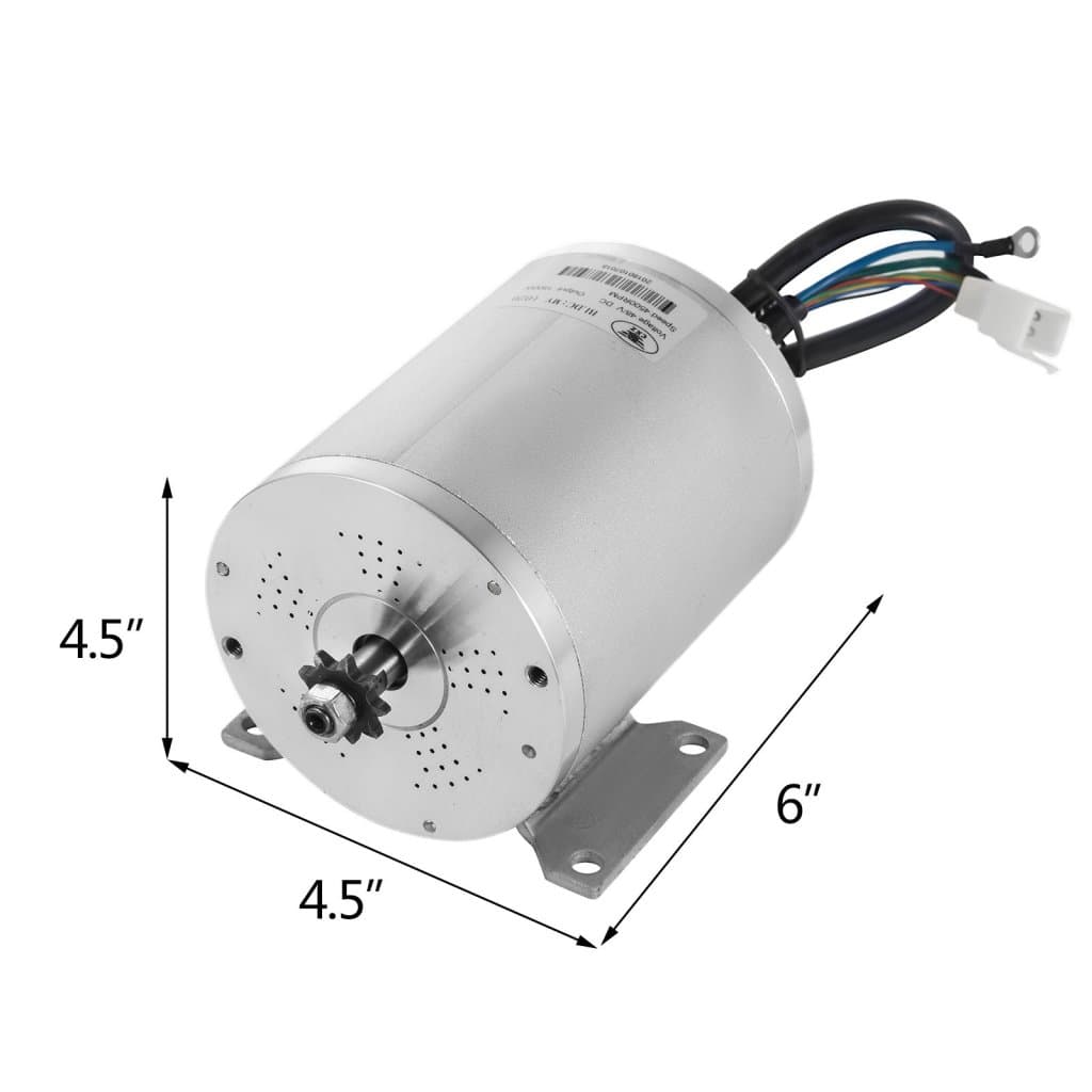 1800W 48V DC elektrický bezkartáčový motor 5200 ot./min. Elektrokolo DIY Mini kolo Gokart