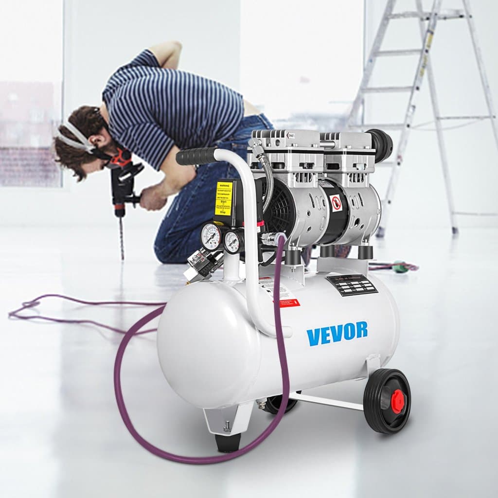 Kompresor powietrza 750W 25L bezolejowy