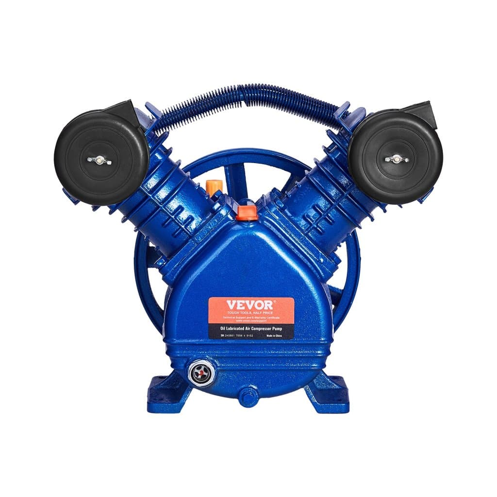3HP 6.25CFM @ 90PSI Pompa sprężarki powietrza Głowica pompy tłokowej 2 cylindrowej