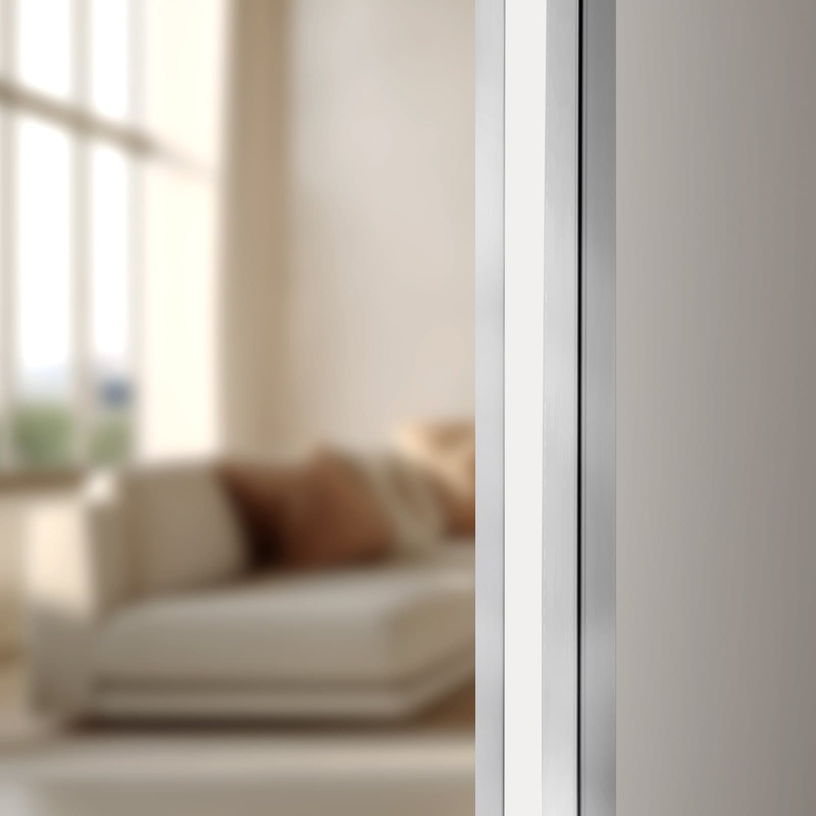 Aluminiowy ochraniacz narożnika ściennego 50x50x1217 mm, 12 sztuk z taśmą 3M