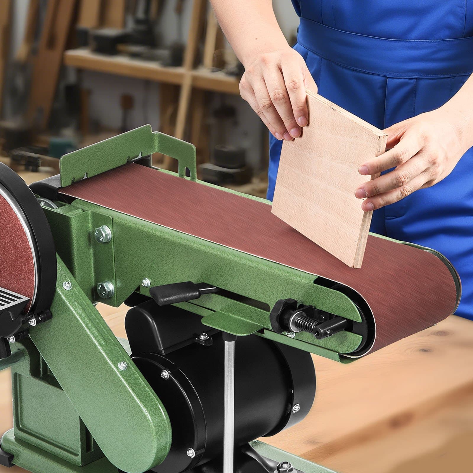 Paski szlifierskie, 202 mm x 485 mm, 12 szt., tlenek glinu o gradacji 80, do obróbki drewna, stali, aluminium i metali nieżelaznych