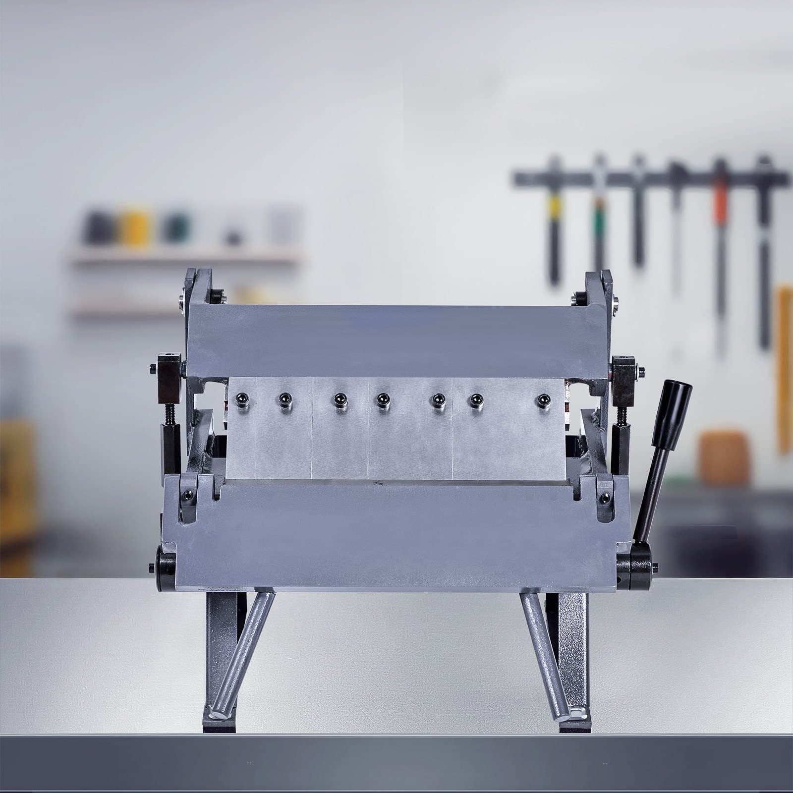 Zaginarka do blachy 12 cali/305 mm Szerokość gięcia Zaginarka skrzynkowa 0-135° 20 Ga Zaginarka do blachy 5 palców