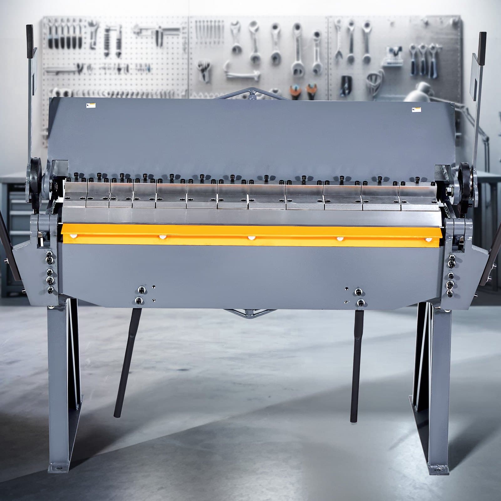 48-calowa prasa krawędziowa 0-135° 12 Ga, prasa krawędziowa do blachy, 8 palców