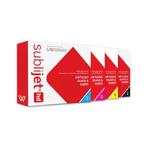 SubliJet HD do Virtuoso SG-400/800, wkłady 29 ml/42 ml, różne kolory