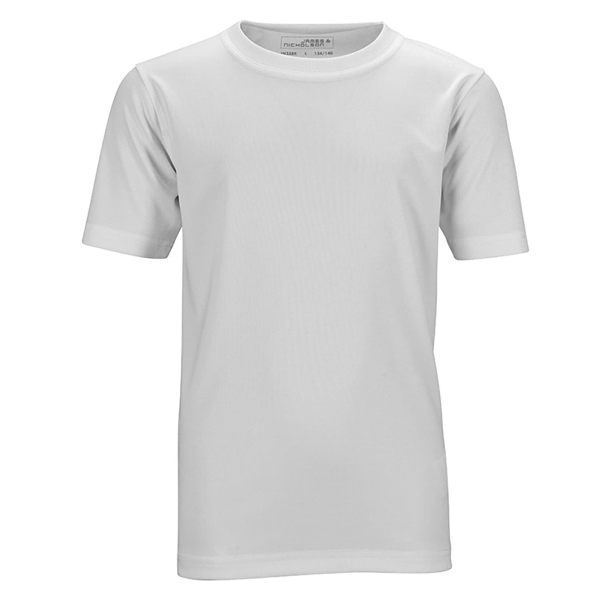 Koszulka dziecięca Active T-shirt, okrągły dekolt, kolor biały, różne rozmiary