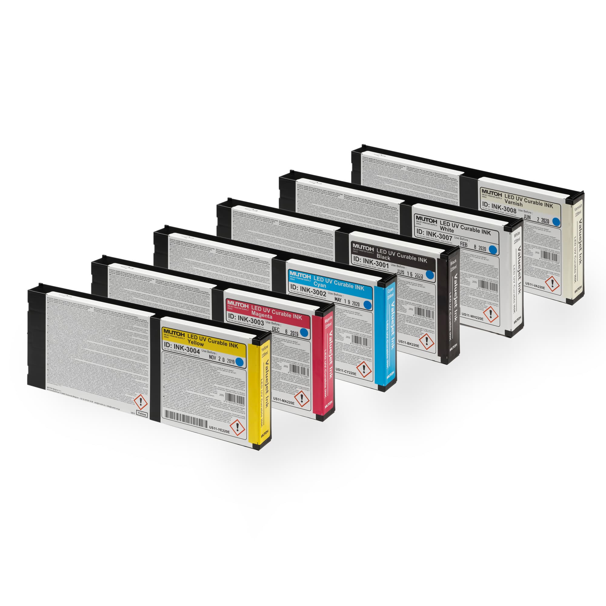 Tusz UV LED US11 Flex, różne kolory, wkład 220 ml