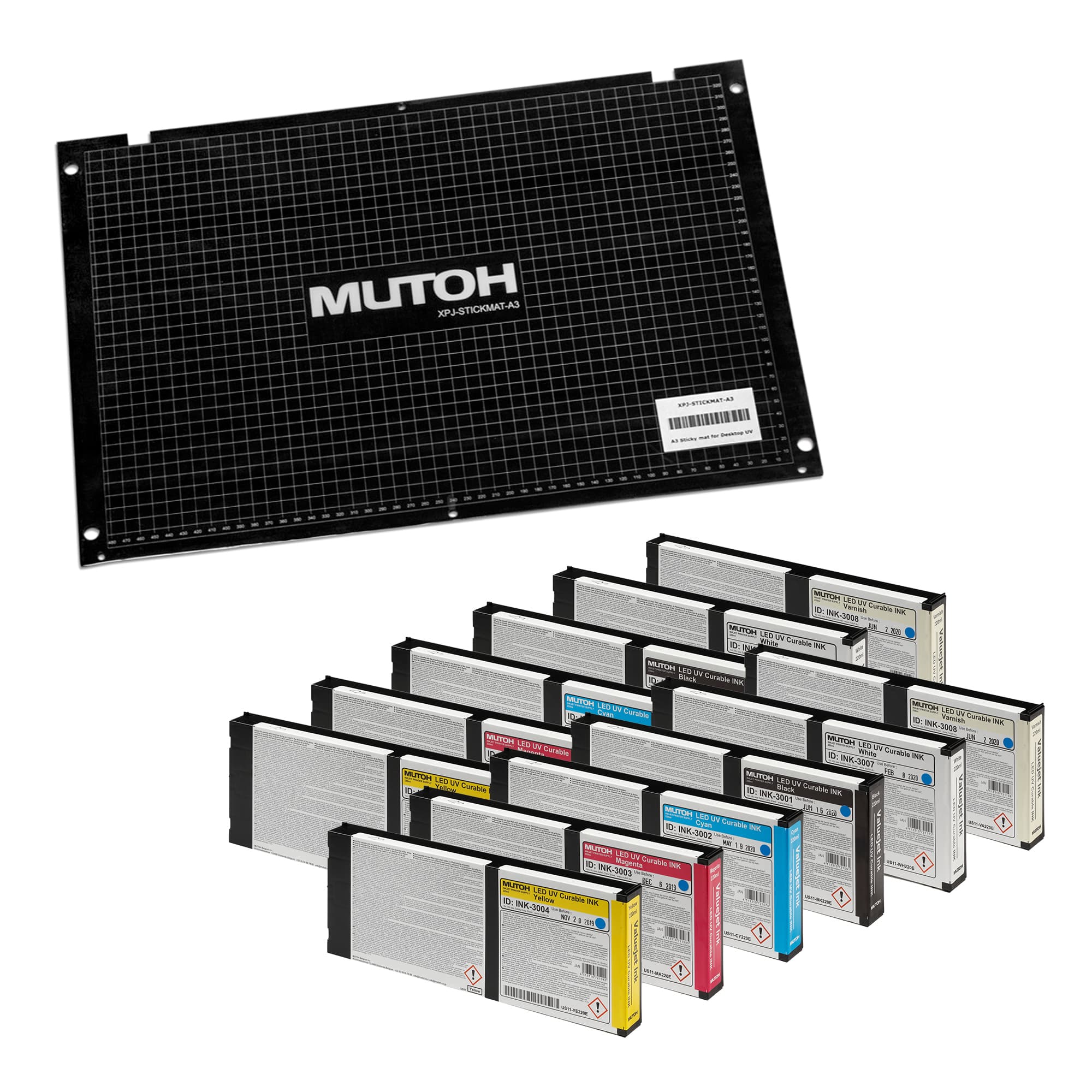 Zestaw startowy DTO, FLEX, (zawiera XJP-STICKMAT-A3, 12 x Tinte FLEX)