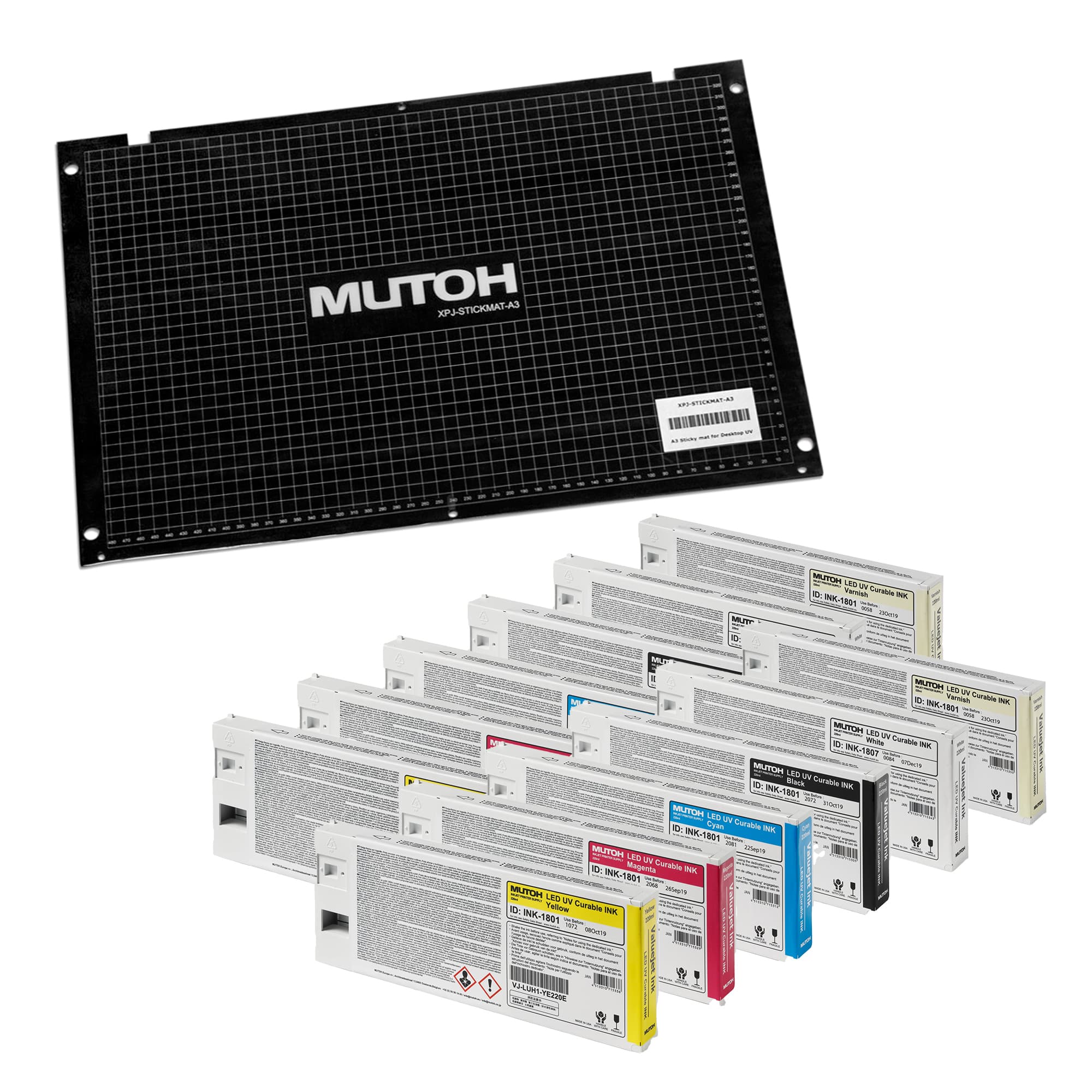 Zestaw startowy DTO, TWARDY, (zawiera XJP-STICKMAT-A3, 12 x Tinte HARD)