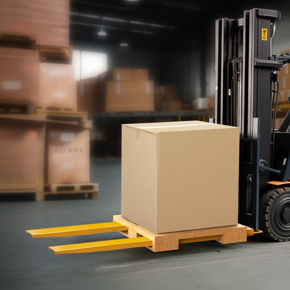 Przedłużki do wideł paletowych, długość 84", szerokość 4,5", wytrzymałe przedłużki do wideł ze stali węglowej do wózków widłowych, 1 para przedłużek do wózków widłowych, osprzęt do wideł przemysłowych do wózków widłowych, żółte