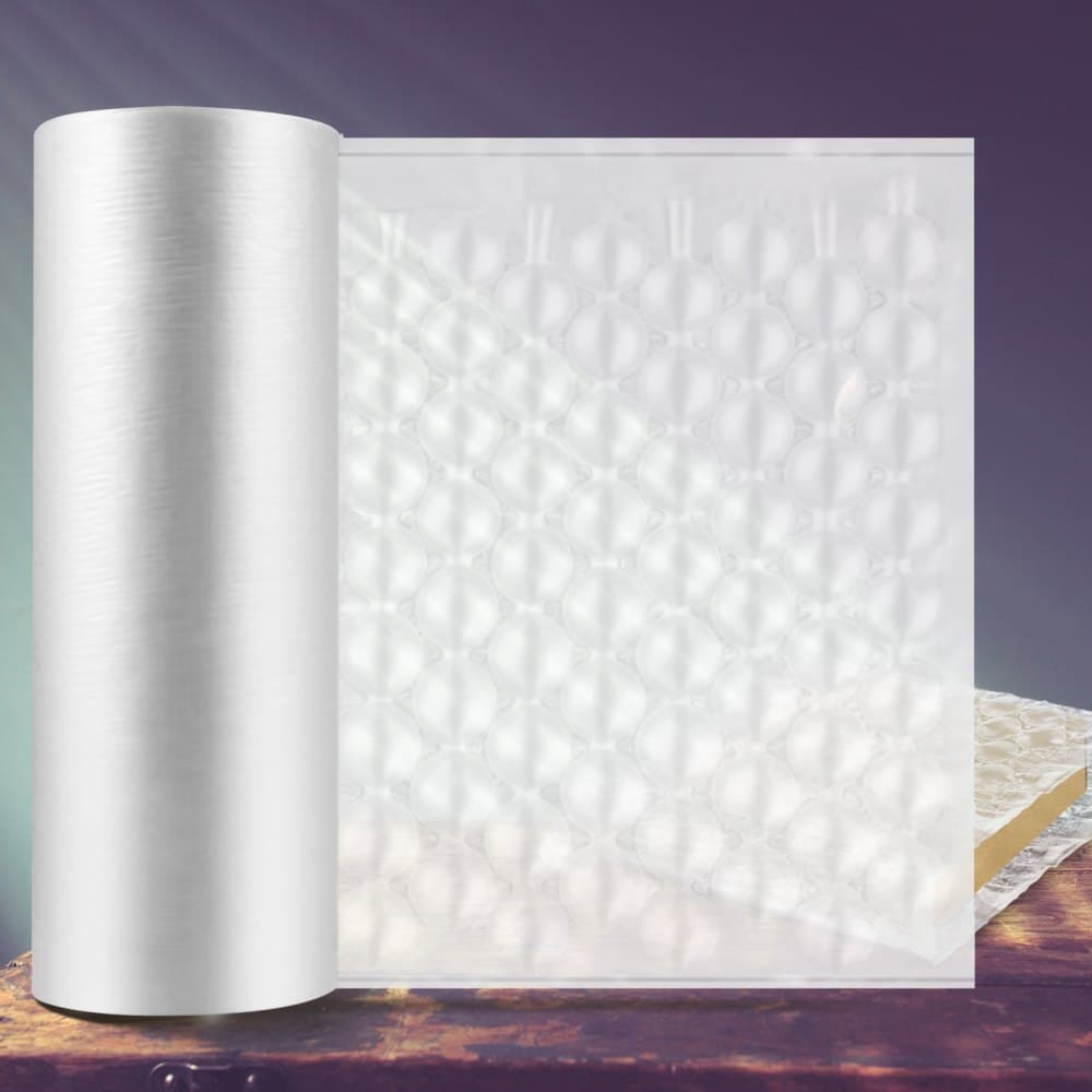 Folia bąbelkowa z poduszką powietrzną, długość 300 m, szerokość 400 mm, folia do worków bąbelkowych w rolkach do owijarki