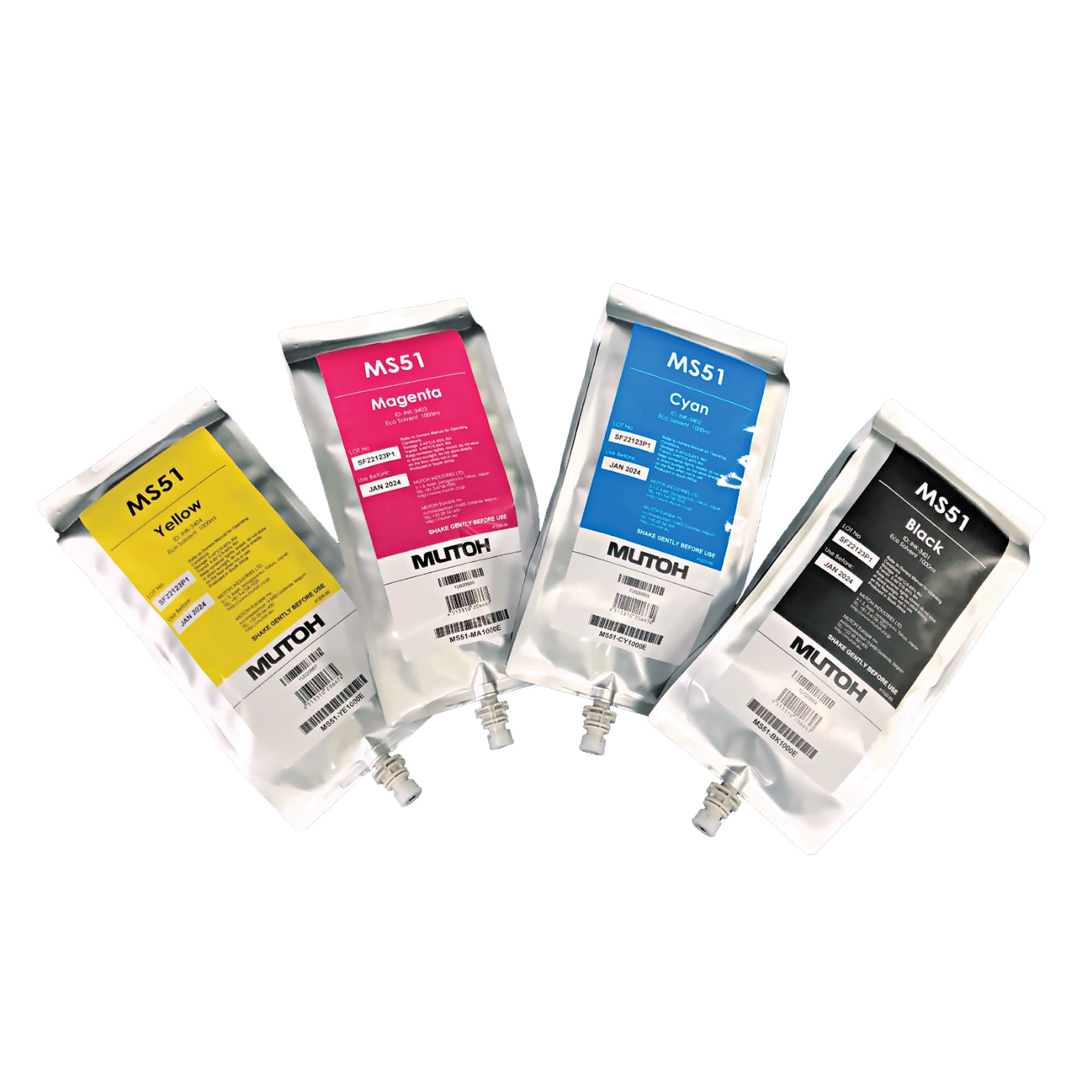 Atrament MS51 Eco Solvent do drukarek XpertJet 1341 / 1641 / 1682, różne kolory, opakowanie 1000 ml
