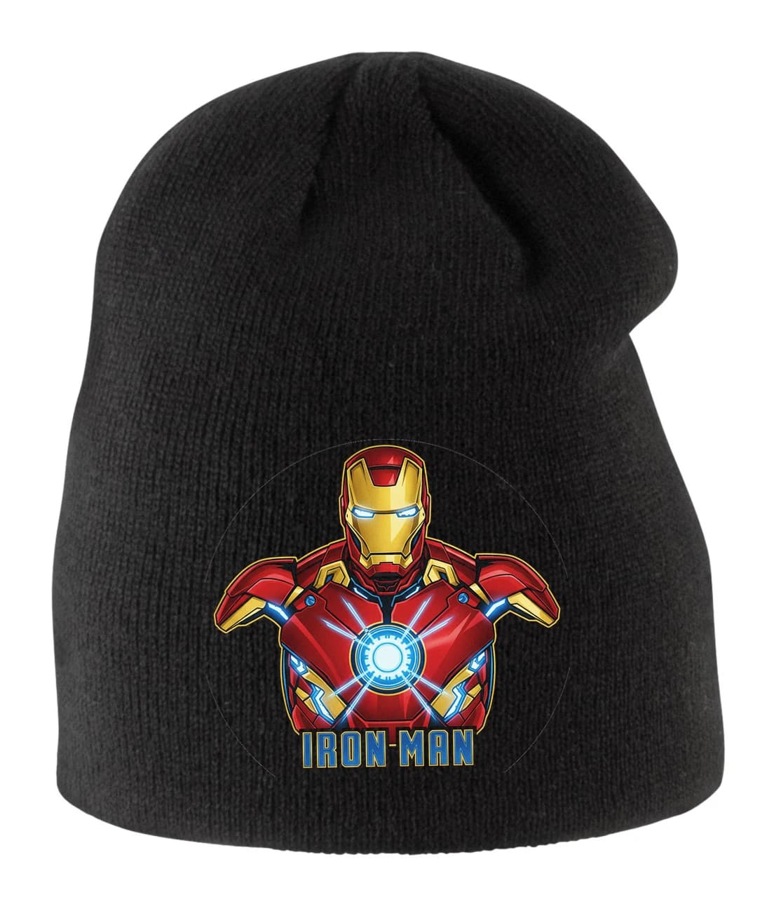 Czapka zimowa dziecięca Stylowy okrągły nadruk z motywem superbohatera Iron Man