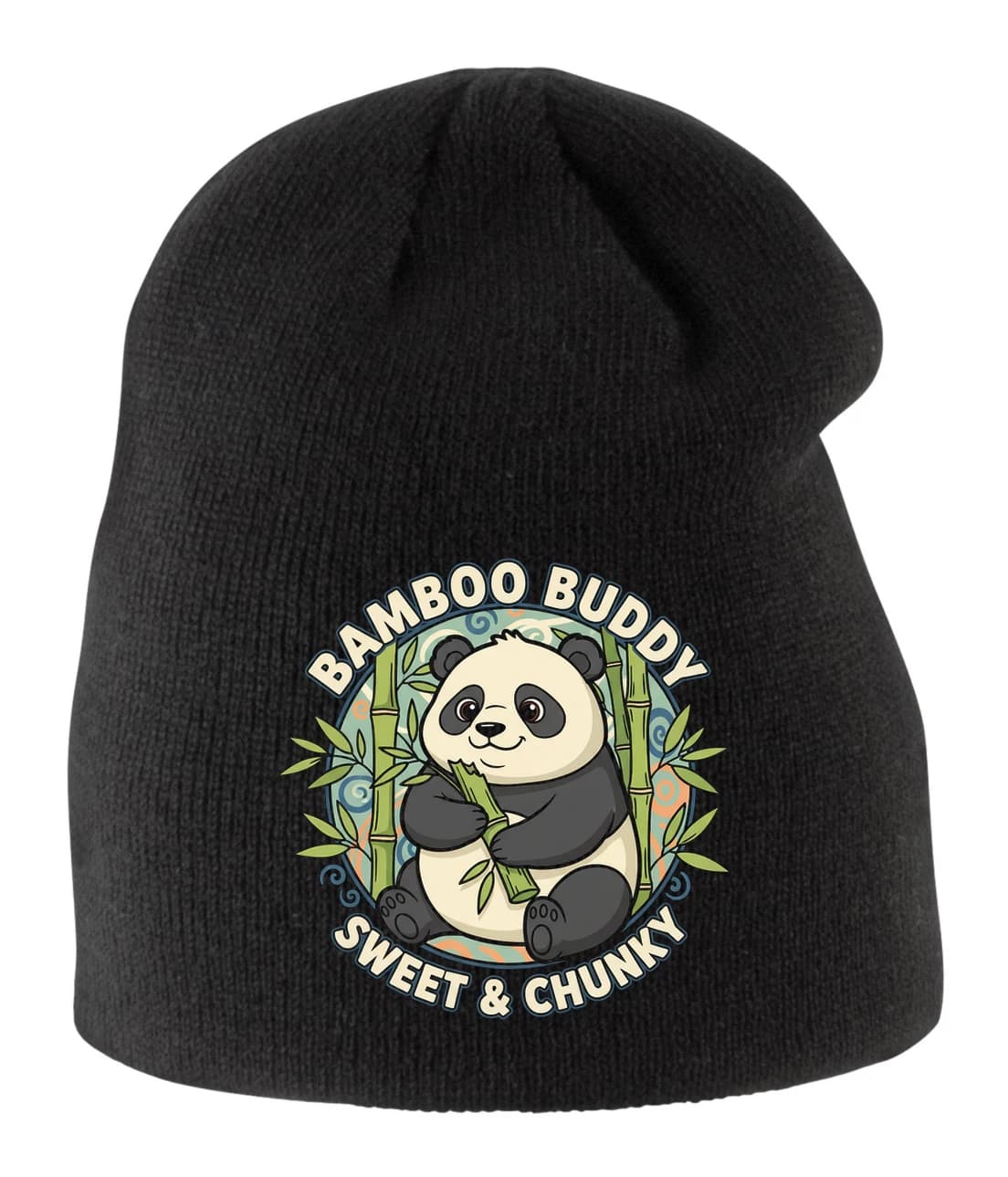 Czapka zimowa dziecięca Urocza panda Bamboo Buddy słodka okrągła i przytulna
