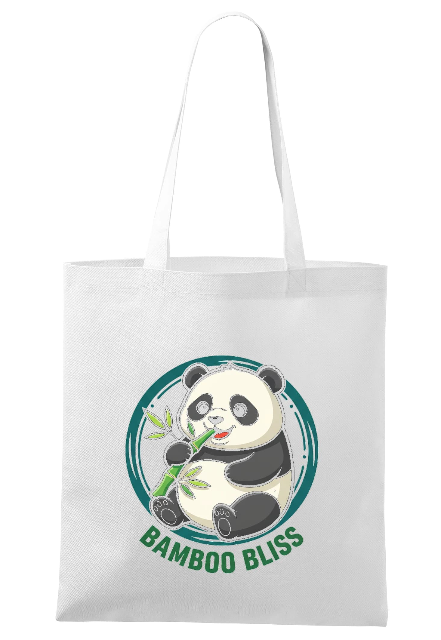 Torba na zakupy urocza panda, bambusowe szczęście, urokliwy pupil, Bamboobliss