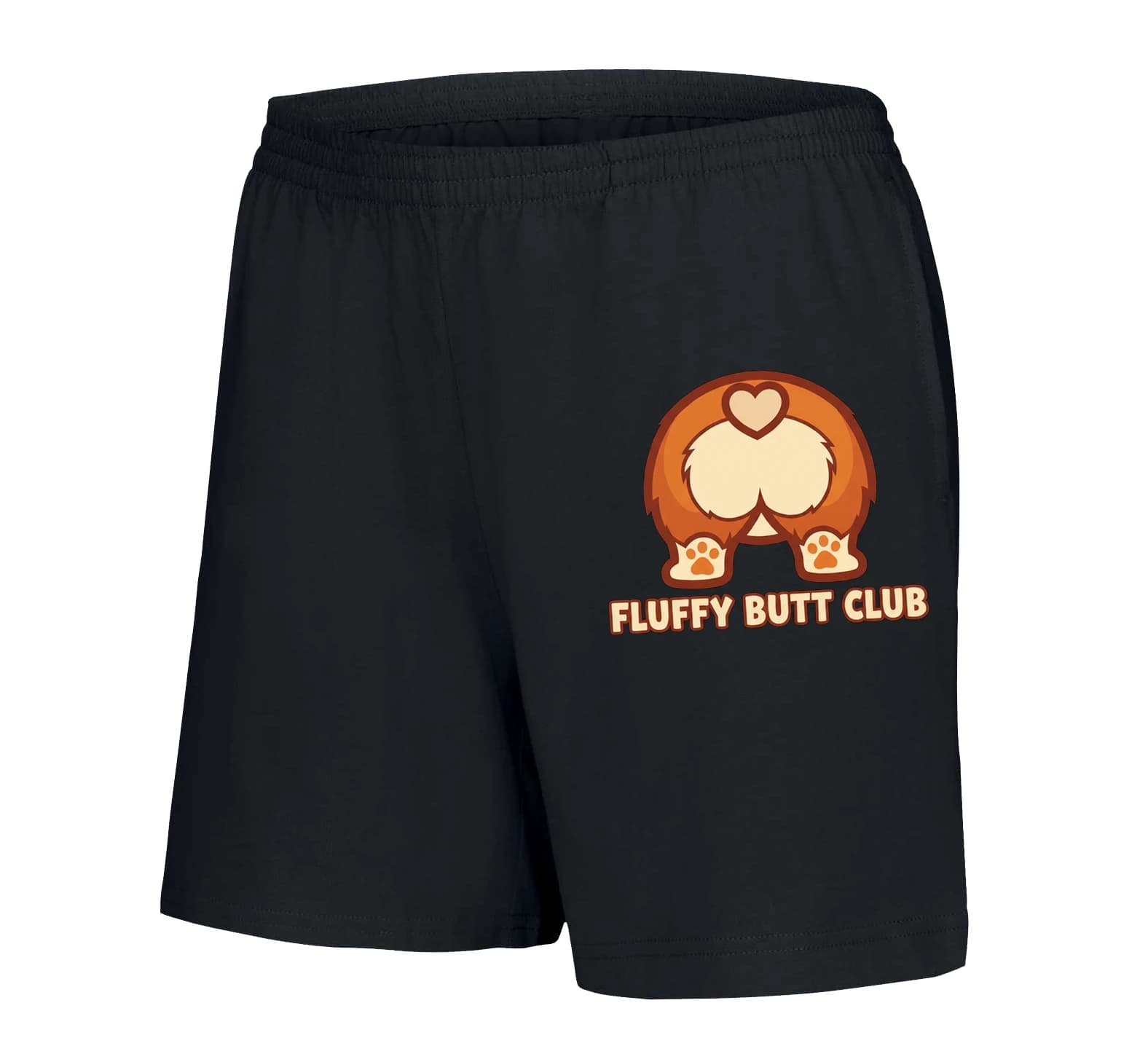 Spodenki damskie Klub puszystych pupci corgi Raj fanów