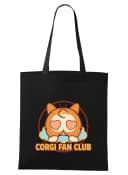 Torba na zakupy Corgi Fan Club uroczy tyłeczek z serduszkami