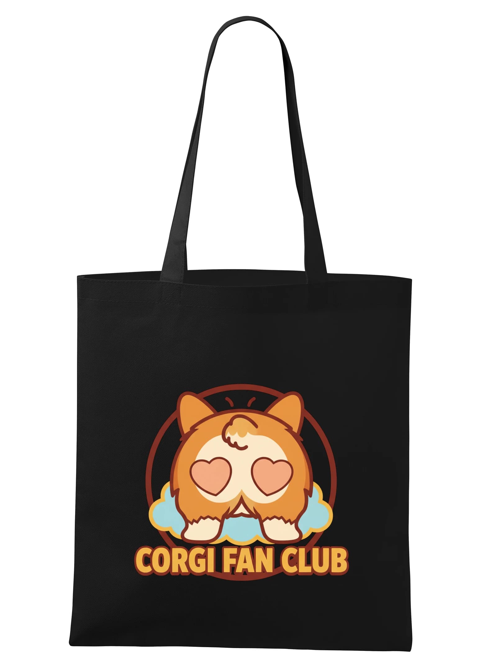 Torba na zakupy Corgi Fan Club uroczy tyłeczek z serduszkami