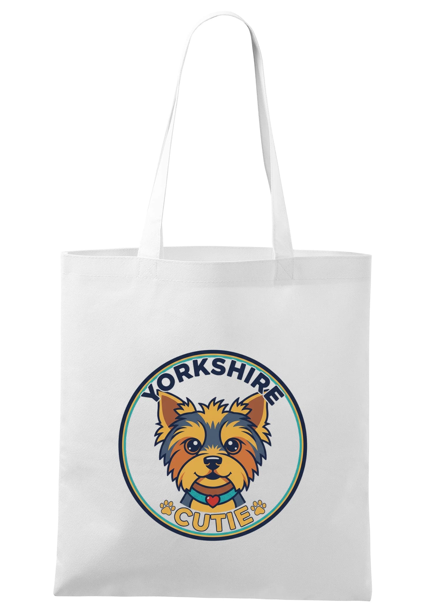 Torba na zakupy Uroczy Yorkshire Cutie motyw dla miłośników psów