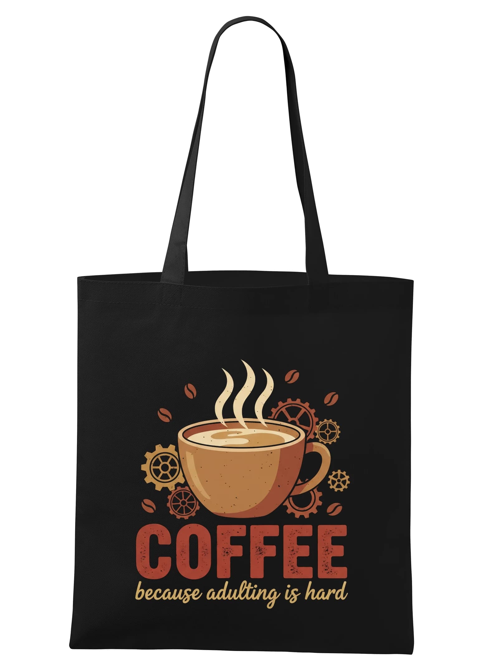 Torba na zakupy Kawa na przetrwanie dorosłości Coffee dla zmęczonych dorosłych