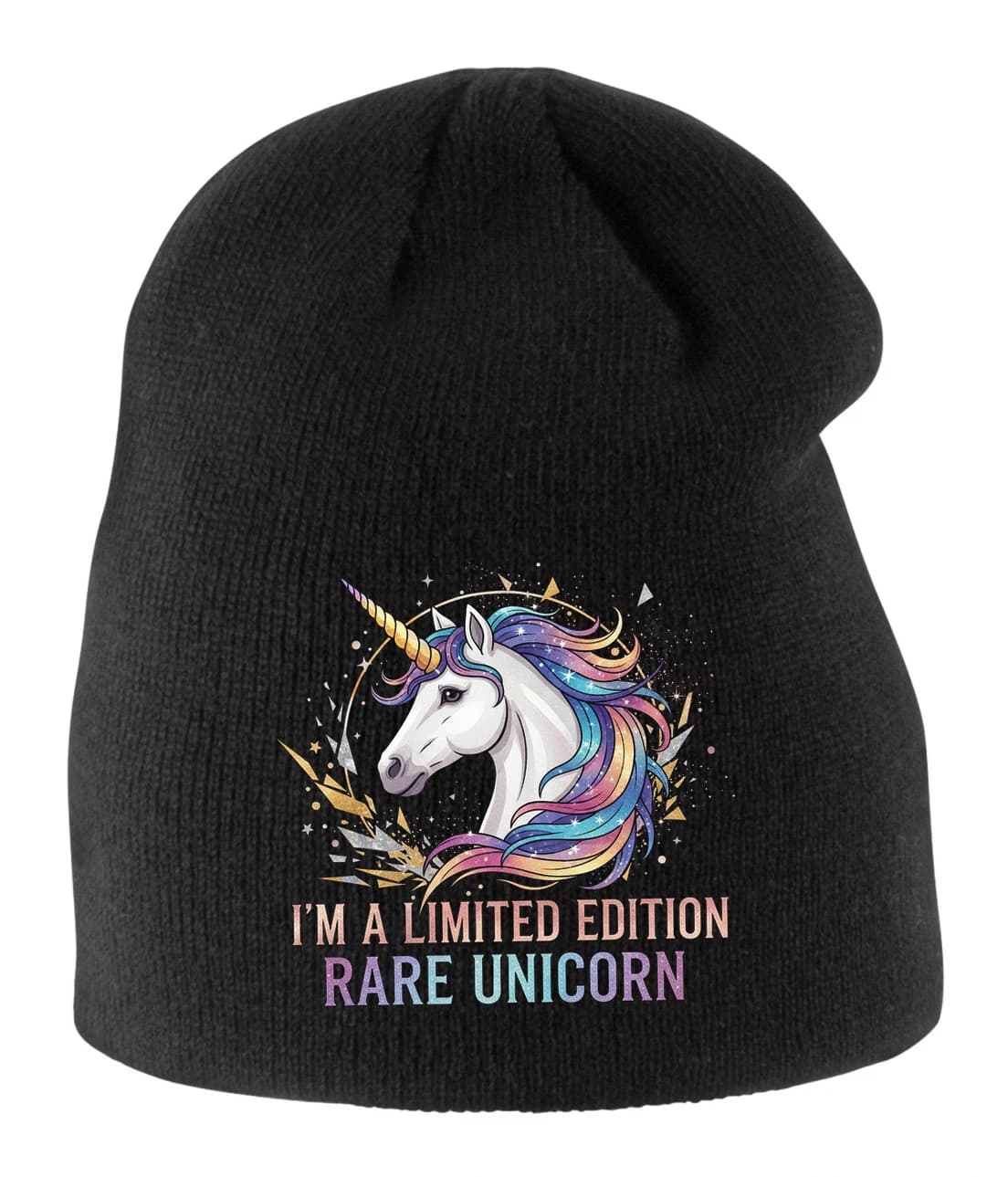 Czapka zimowa dziecięca Limitowana błyszcząca edycja Rare Unicorn dla marzycieli