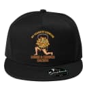 Czapka snapback Moje ulubione ćwiczenie to wypad i crunch z talerzem nachosów
