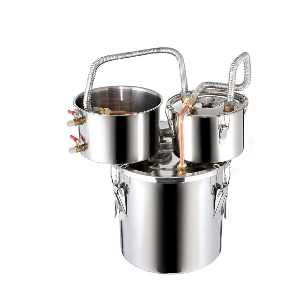 Destylator alkoholu Moonshine Still Water 3 galony z beczką Thumper i pompą wodną 8 W