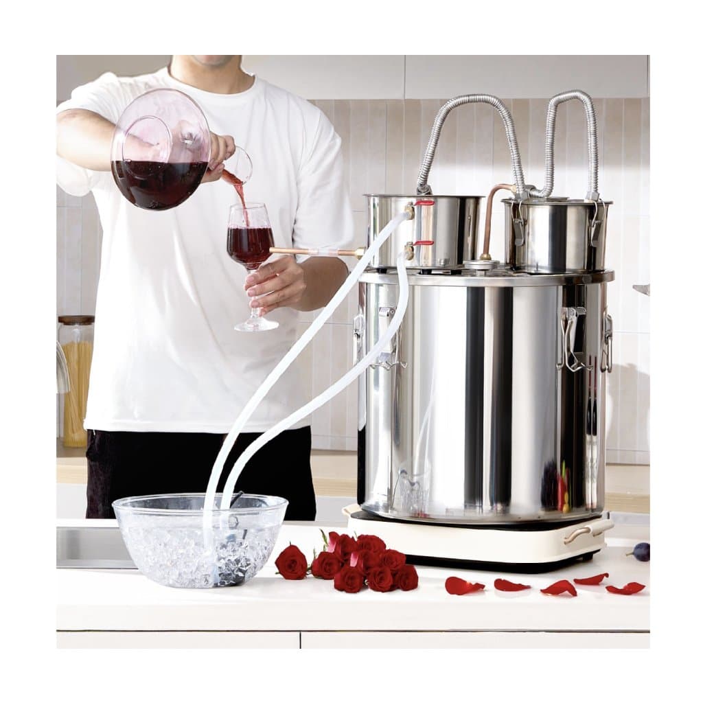 Destylator alkoholu Moonshine Still Water 13,2 galonów z lufą Thumper i pompą wodną