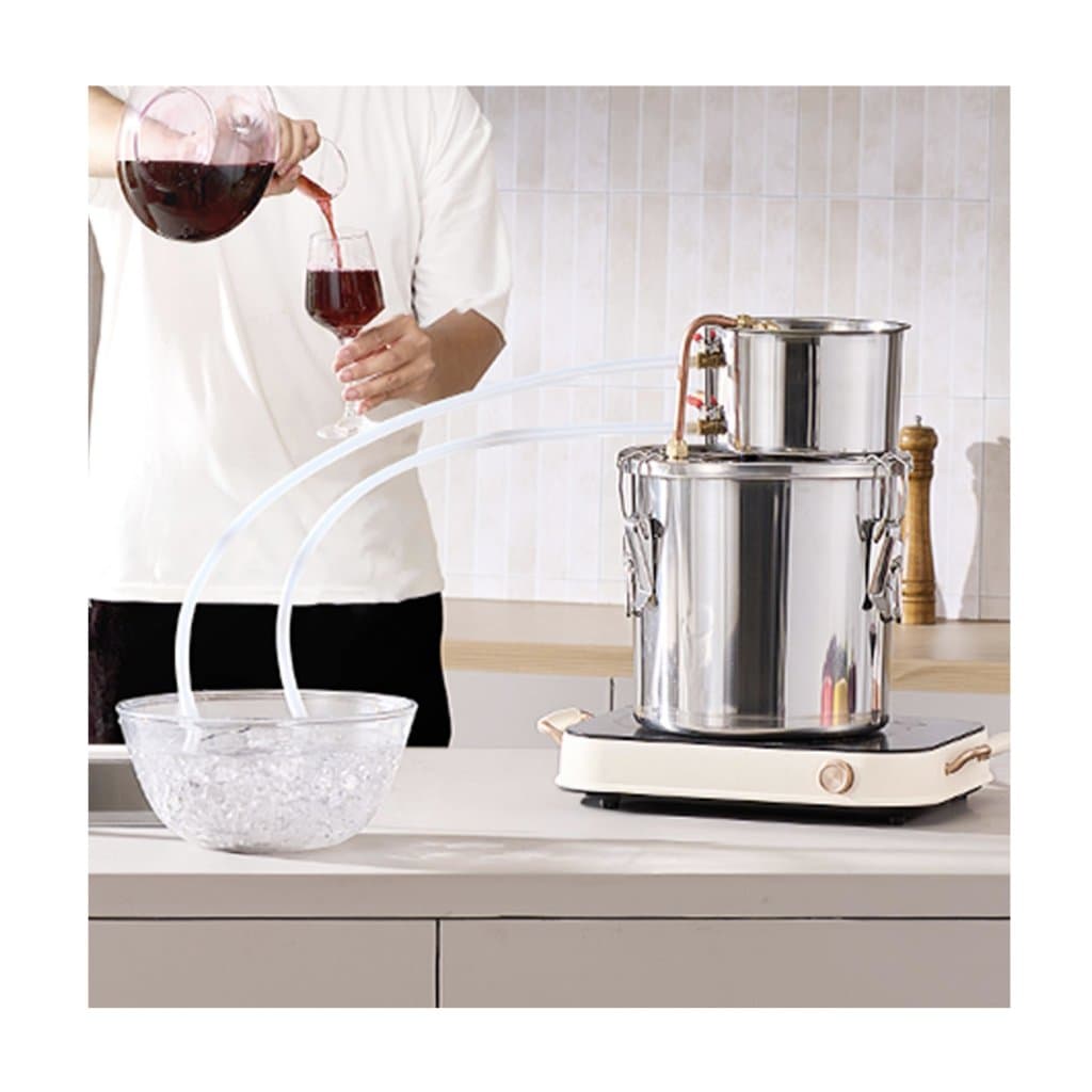 Moonshine Still 3 Gal Woda Alkohol Destylator Zestaw do Parzenia Stal Nierdzewna