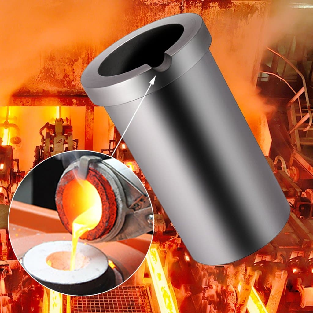 Tygiel grafitowy do topienia metali, złota, srebra, miedzi, aluminium