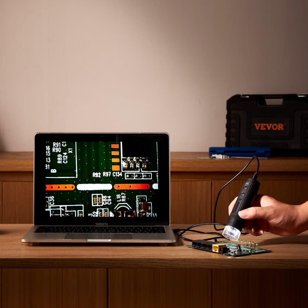 Cyfrowy mikroskop o powiększeniu 50X-1000X, zdjęcia/wideo 1080p