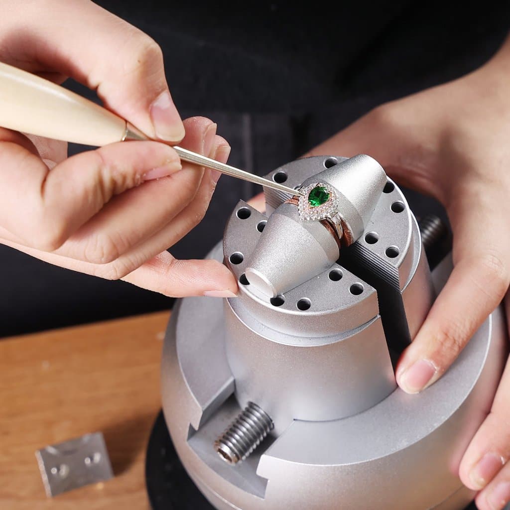 Imadło kulowe 69 sztuk nakładek grawerskich