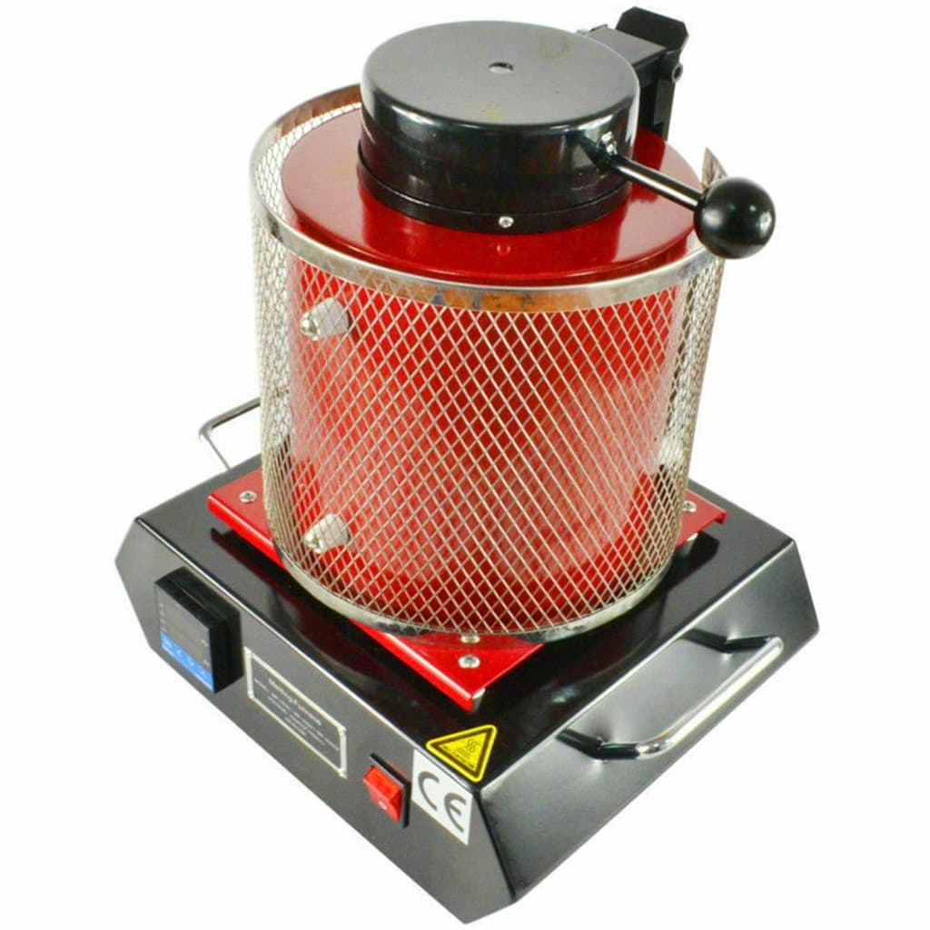 Automatyczny piec do topienia 1800W 2kg z tyglem grafitowym