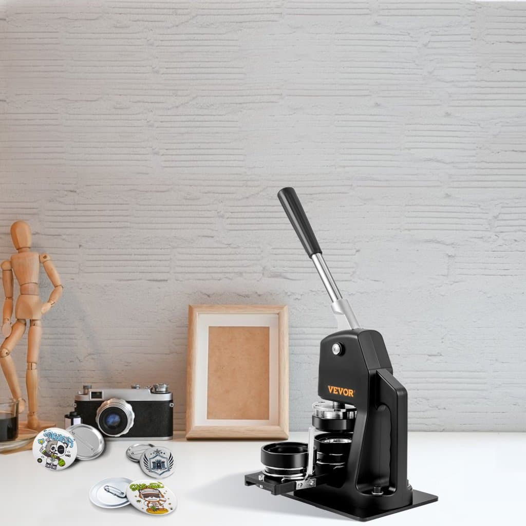 Maszyna do robienia guzików, różne rozmiary 1,25 + 2,25 cala, zestaw do dziurkowania znaczków, prezenty dla dzieci DIY, robienie guzików z 500 części guzików, obcinacz kółek i magiczna książka