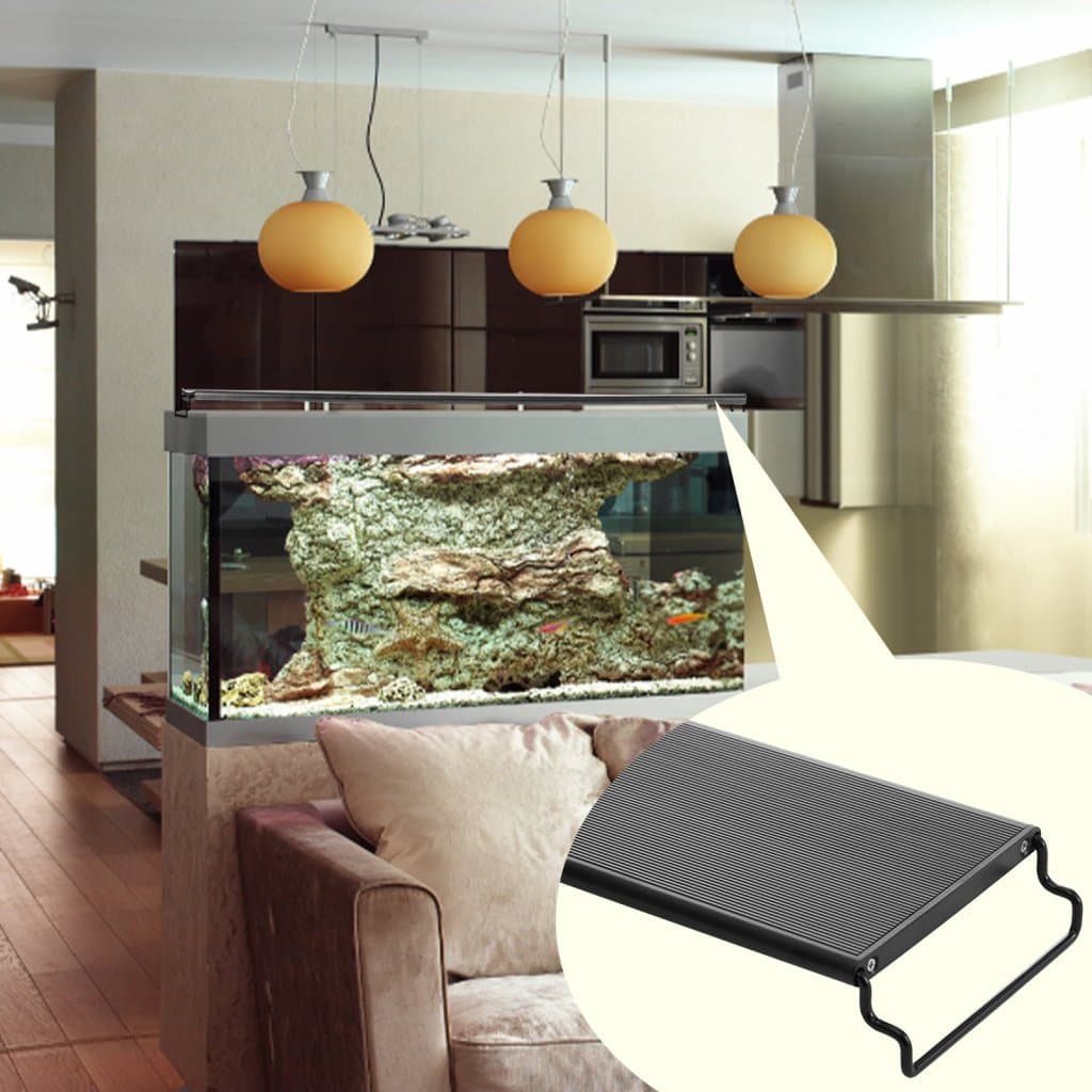 Pełnospektralne światło akwariowe i monitor LCD do akwarium słodkowodnego 18"-24" 18W