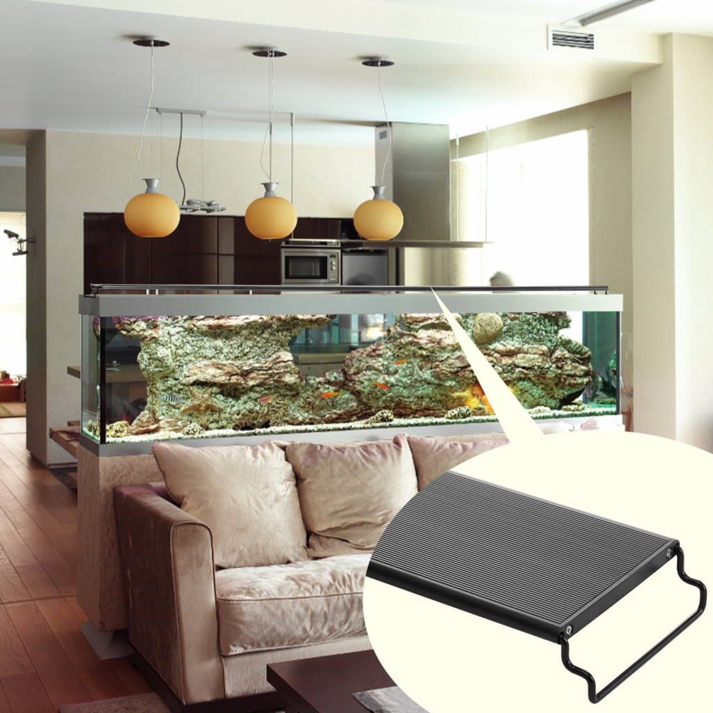 Pełnospektralne oświetlenie akwariowe i monitor LCD do akwarium słodkowodnego 48"-54" 42W