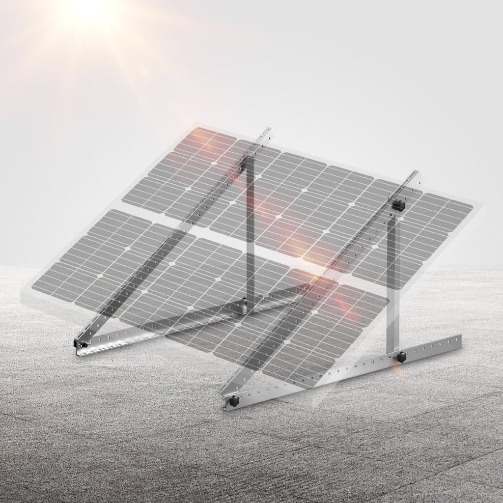 Uchwyty montażowe do paneli słonecznych 45 cali, regulowane uchwyty nachylenia 0 - 90°, zestaw 2 sztuk
