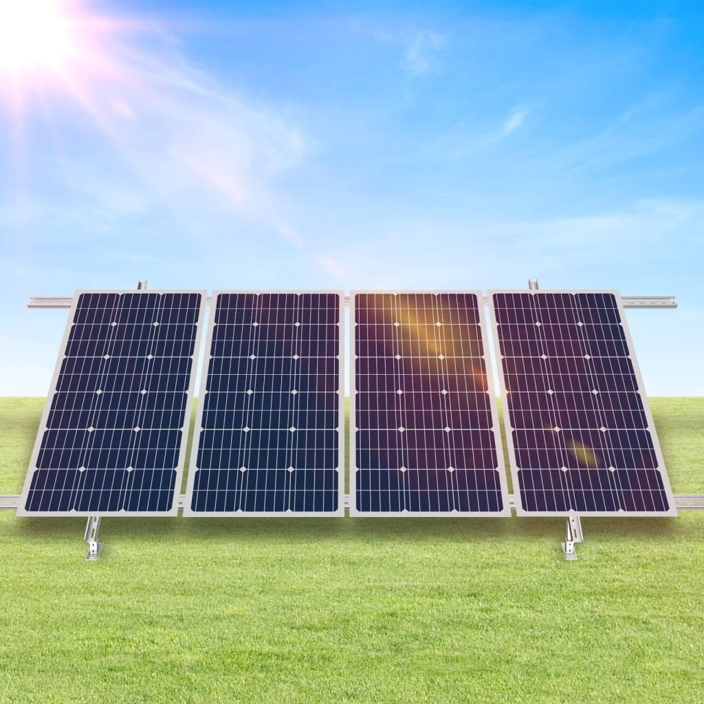 Wieloczęściowe uchwyty montażowe do paneli słonecznych, regulowane uchwyty 30°-60°