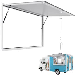 188x102 cm Okno serwujące stoisko koncesyjne, markiza do food trucków - miniatura 2