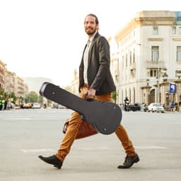 Futerał na gitarę elektryczną 41,34 cala/105 cm z zamkiem i kluczykiem do gitar LES Paul - miniatura 1
