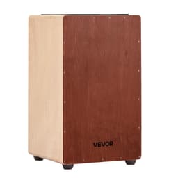 Duży bęben typu cajon z drewna brzozowego, instrument perkusyjny z werblami - miniatura 5