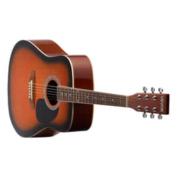 Gitara akustyczna typu dreadnought, 41 cali / 1041,4 mm, zestaw dla początkujących, pokrowiec, dorosły, Sunburst - miniatura 4