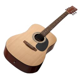 Gitara akustyczna typu dreadnought 41 cali / 1041,4 mm Naturalny zestaw dla początkujących, pokrowiec dla dorosłych - miniatura 5
