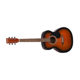 Gitara akustyczna typu dreadnought, 40 cali / 1016 mm, zestaw dla początkujących, pokrowiec, dorosły, Sunburst - miniatura 3