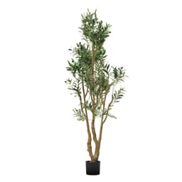 180 cm Sztuczne drzewo oliwne Wysoka roślina z doniczką do domowego biura - miniatura 4